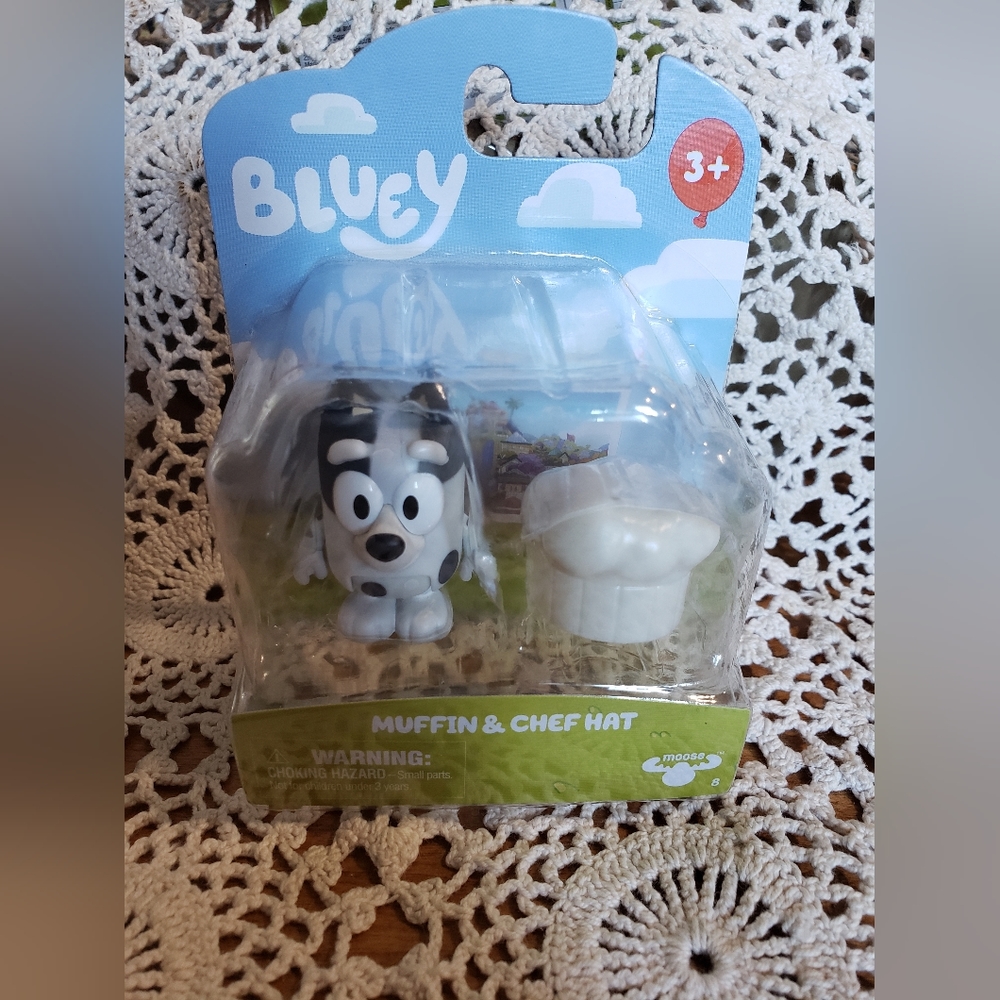 Bluey Story Muffin & Chef Starter Pack Action Figure Set NWT